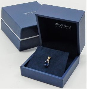 Men's & Women's Eternity Diamond Wedding Ring in Black Ceramic Half Round Rose  Gold 10K 6.5mm 15 Diamonds 0.15ct Size 10
